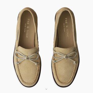 Rag&Bone Carter Italian Suede Boat Shoes Size 6